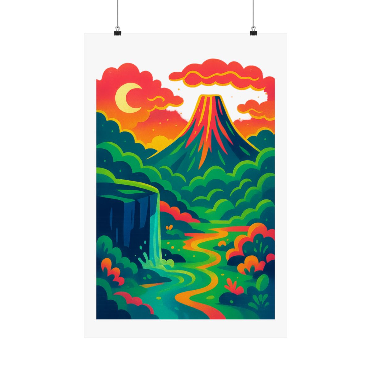 Sale in a Nutshell Neon Art Poster | Kurzgesagt Style Wall Art - Kurzgesagt official Posters & Wall Art merch