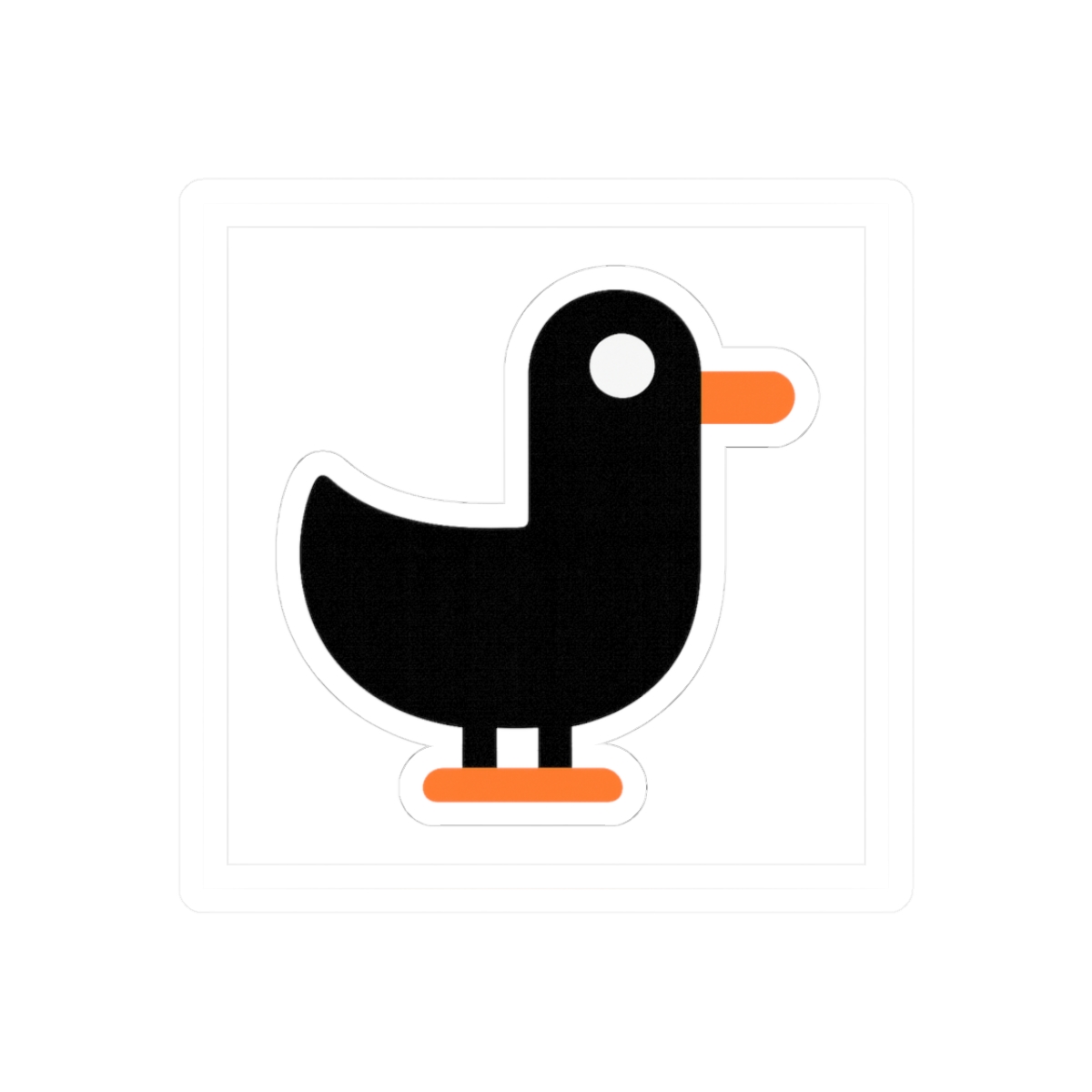 Funny Animated Kurzgesagt – In a Nutshell Duck Gift Lover Scientific Sticker