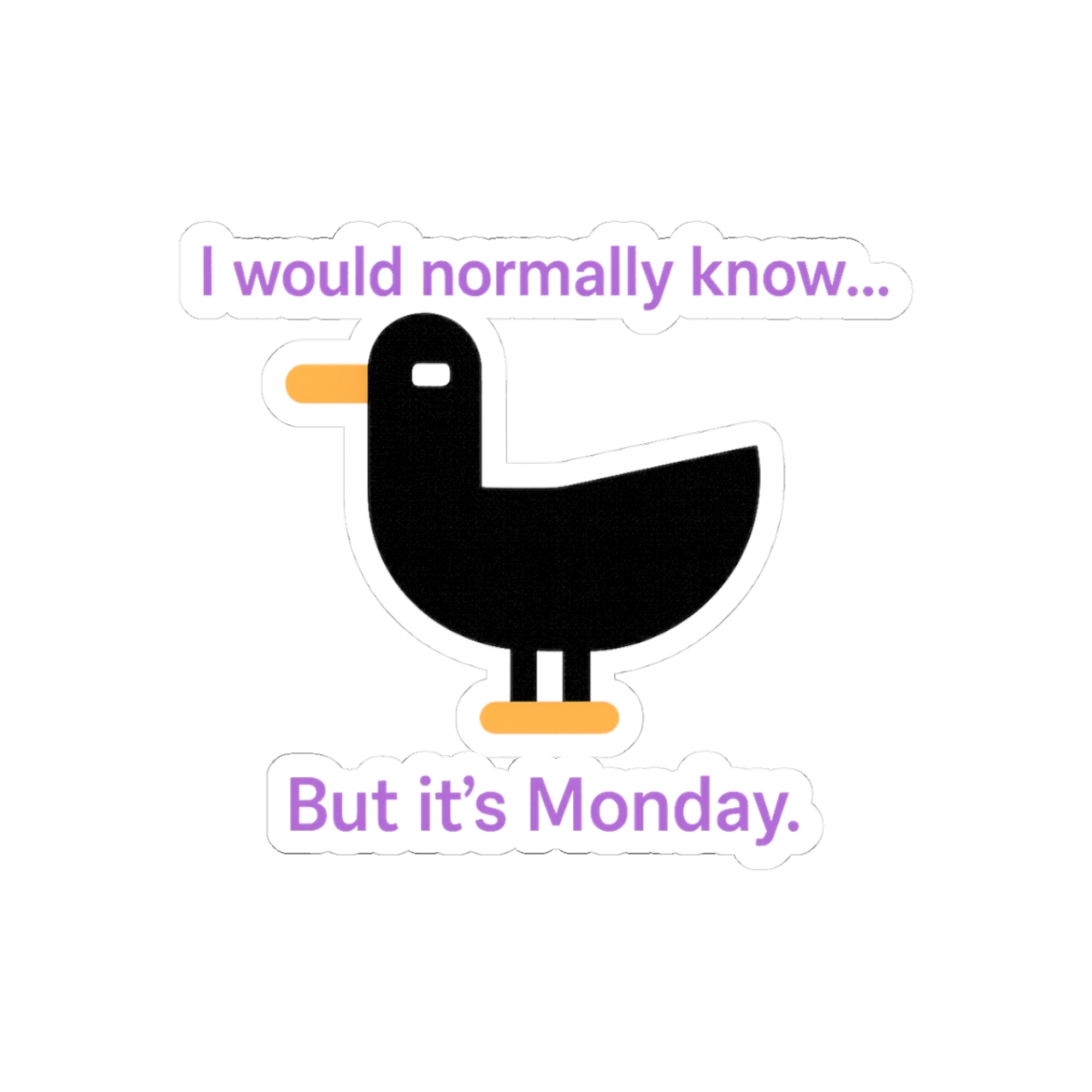 Kurzgesagt Quote Sticker