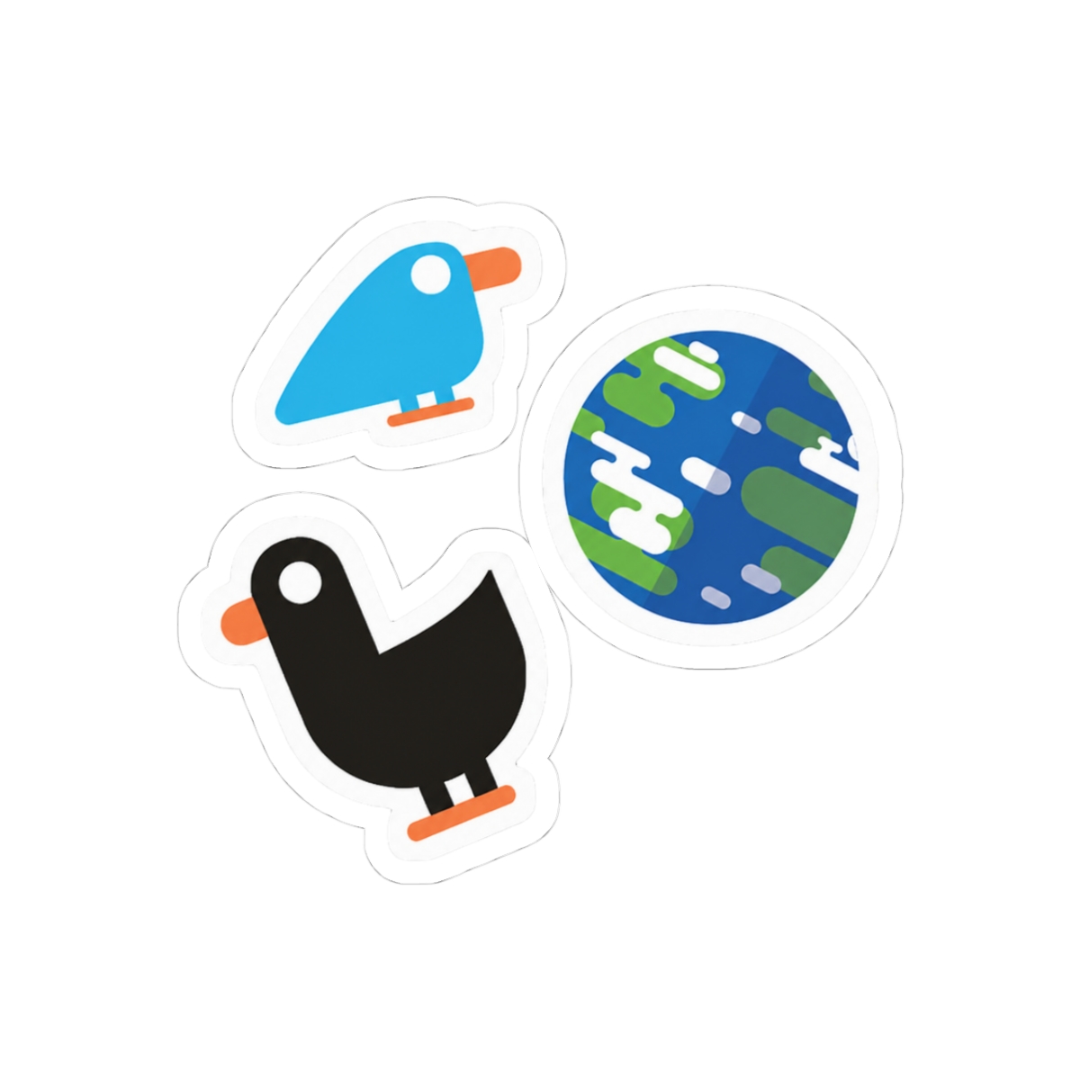 Kurzgesagt By Emily Yace Sticker
