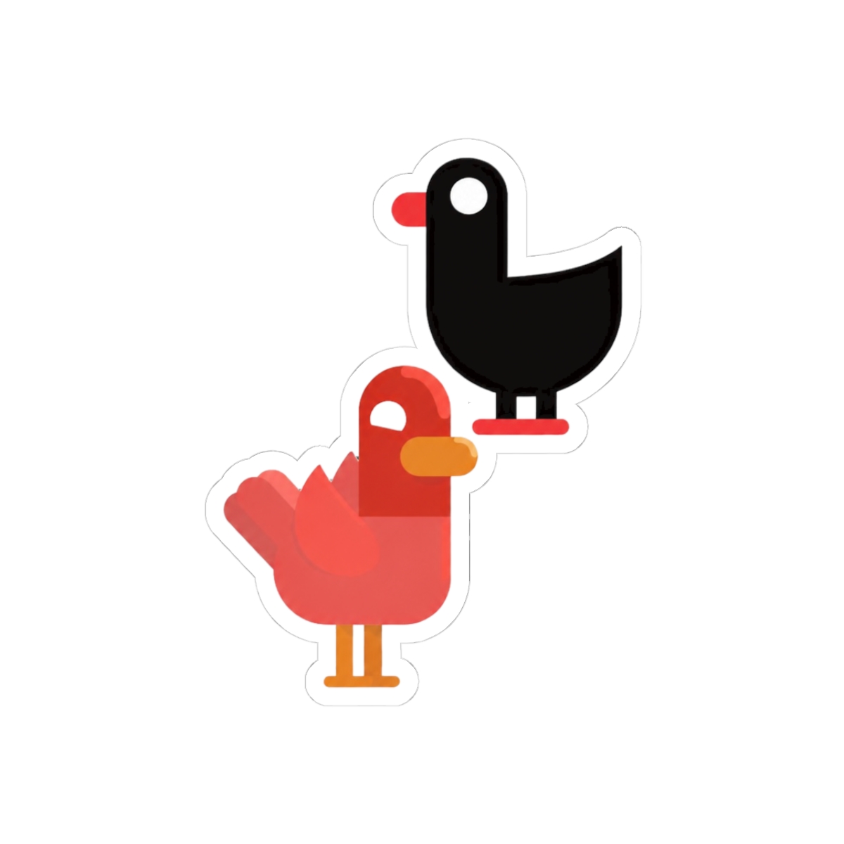 Kurzgesagt-Birds Sticker