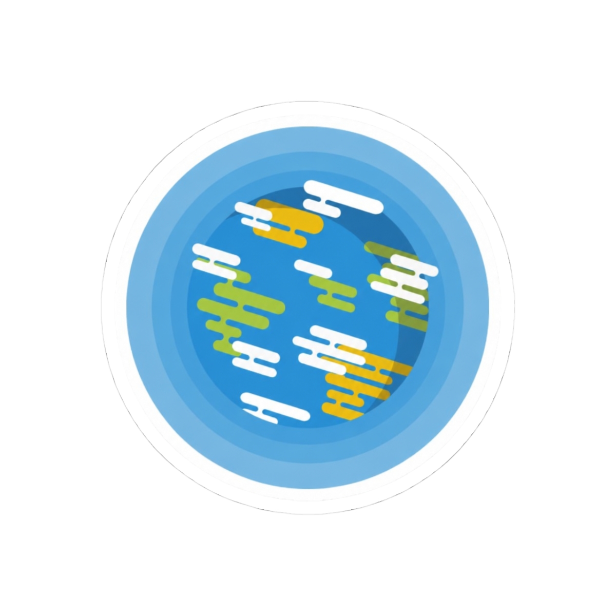 Kurzgesagt Earth Sticker
