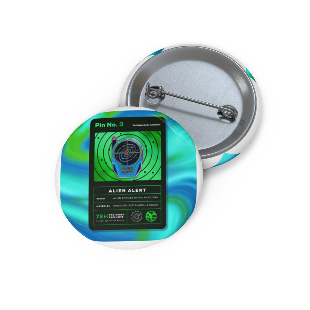 LIMITED EDITION Alien Alert Pin