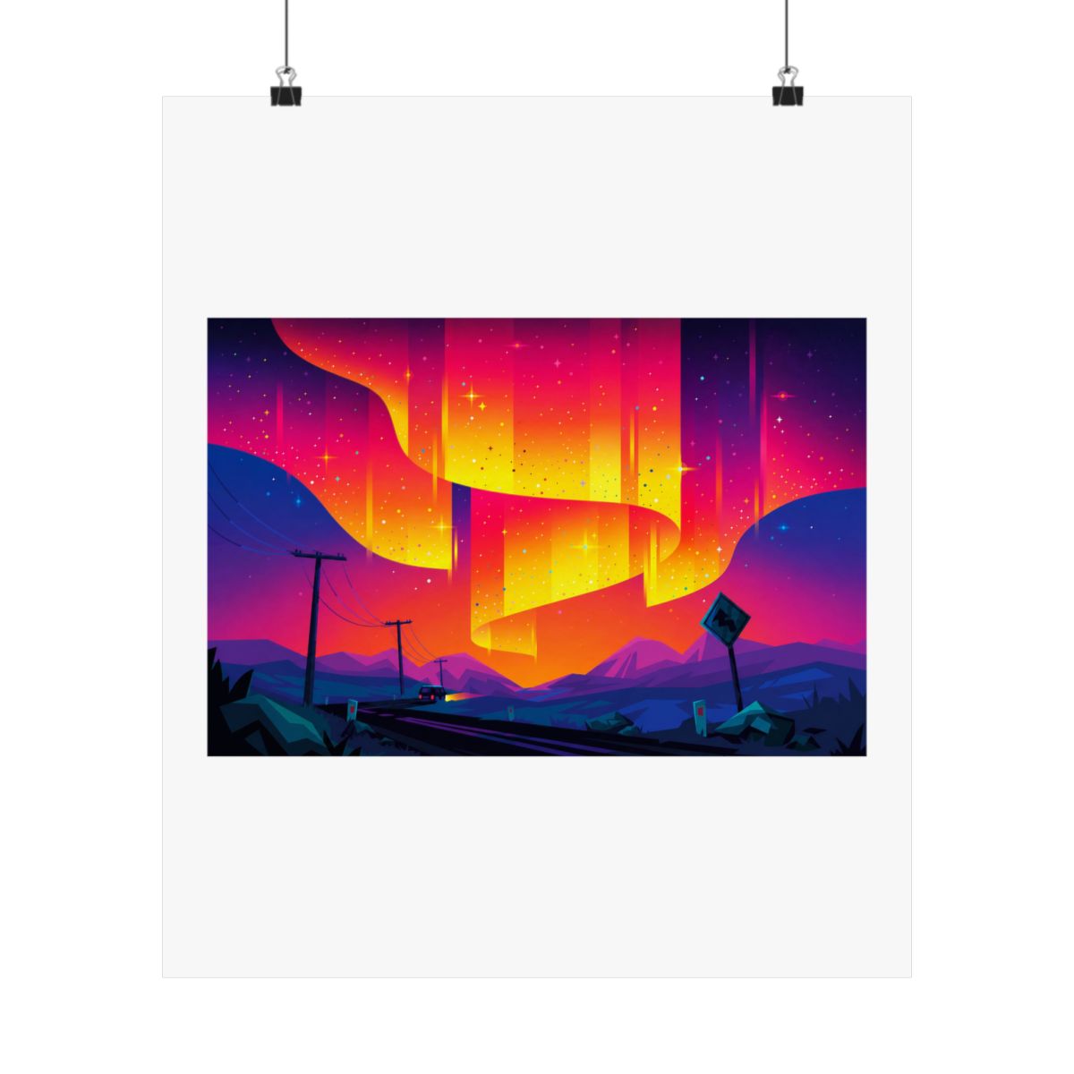 Southern Lights Poster