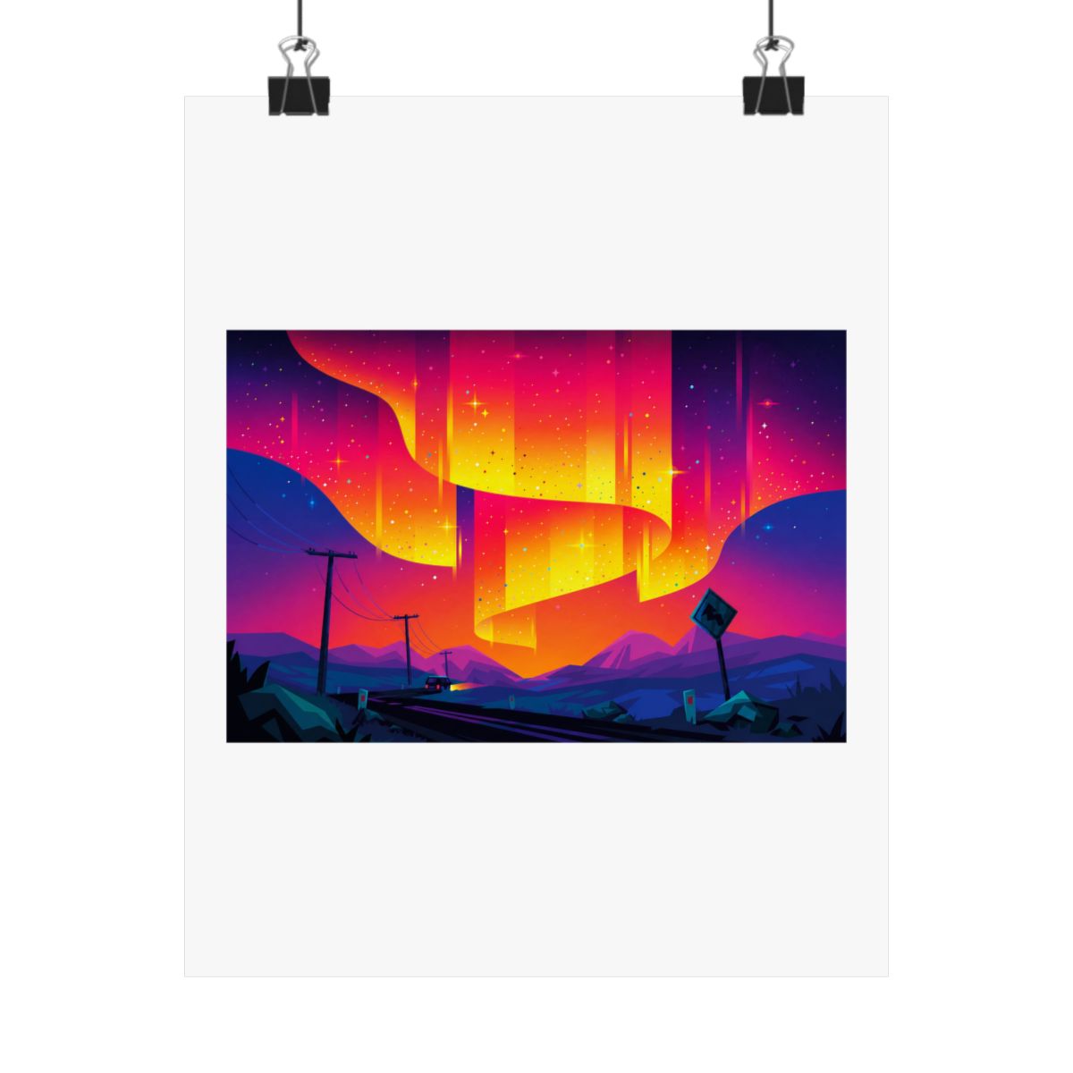Southern Lights Poster