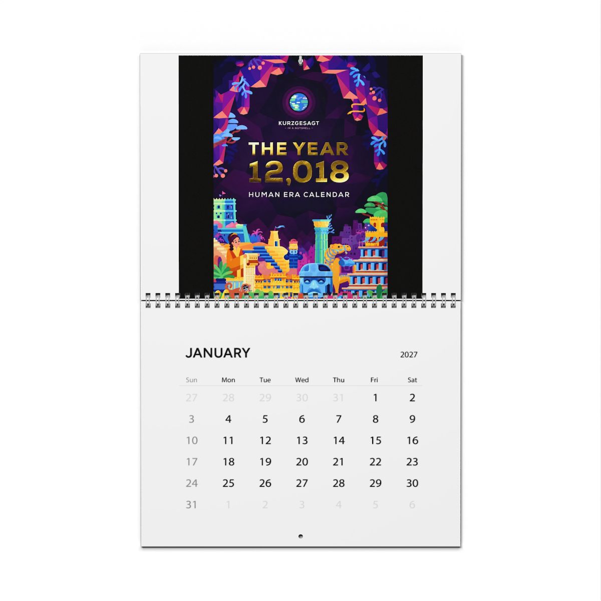 12,018 Human Era Calendar