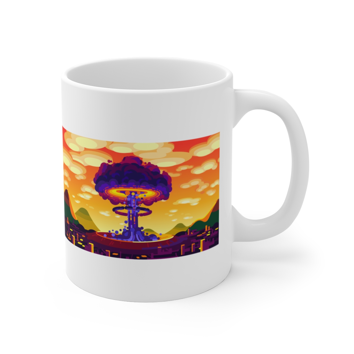 Kurzgesagt White Mug