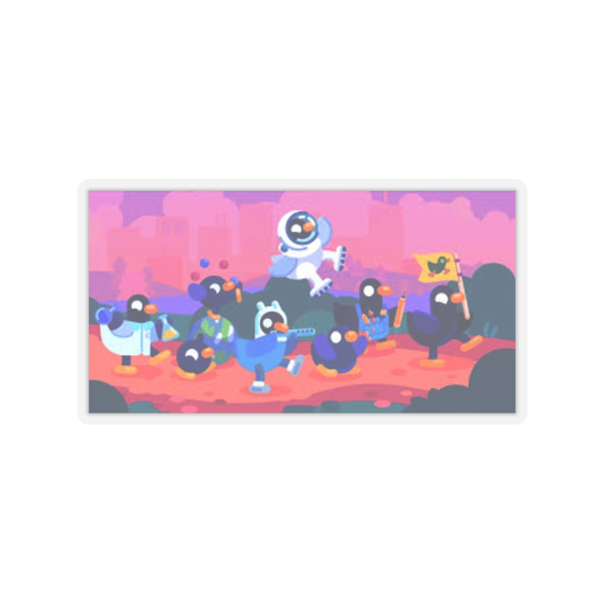 Kurzgesagt Sticker
