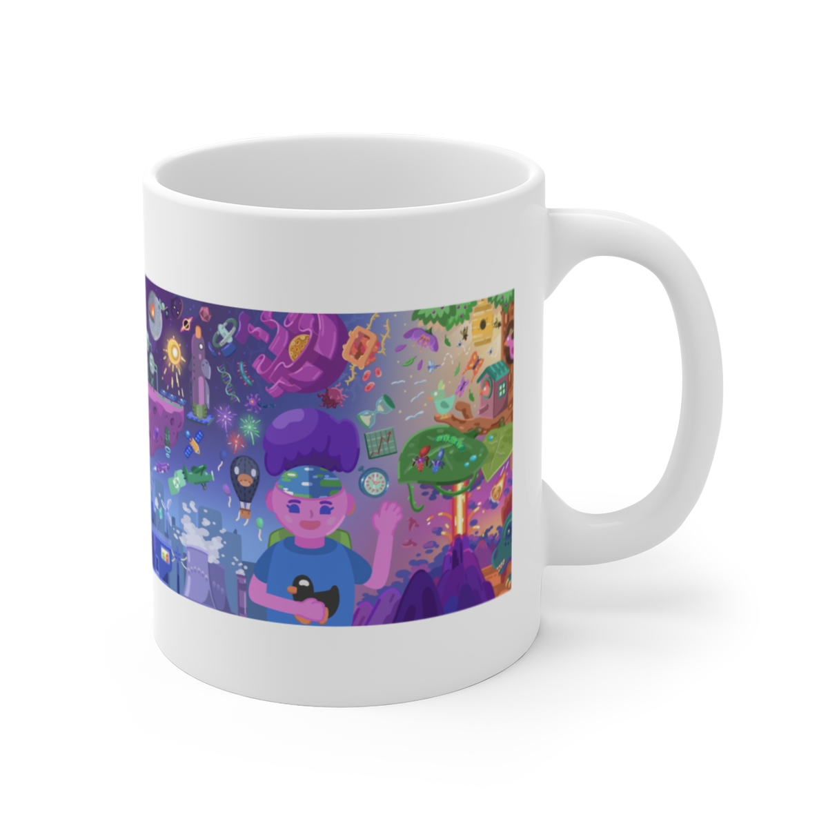 Kurzgesagt White Mug #7